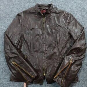 Vintage Brooks Leather Jacket Size 36 Cafe Racer Biker Motorcycle Bomber 60s 70s